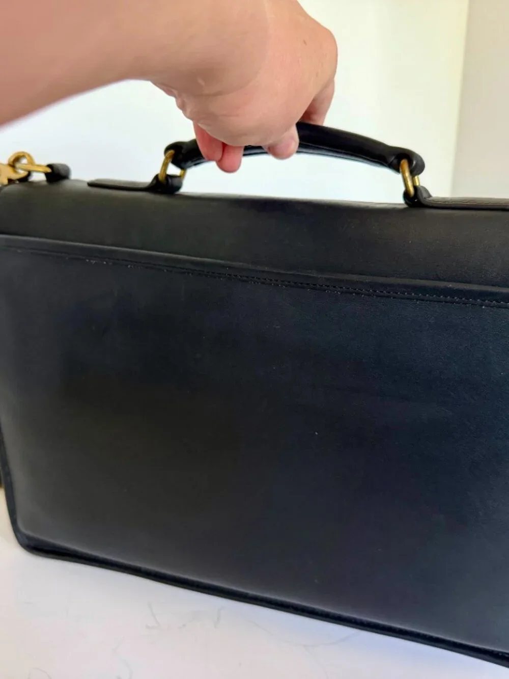 Vintage COACH Messenger Briefcase Bag, Style 5319, includes original strap
